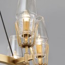 Loft Industry Modern - Candles Circle Chandelier